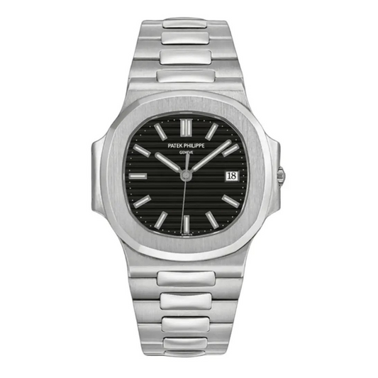 Nautilus Steel – Black Dial