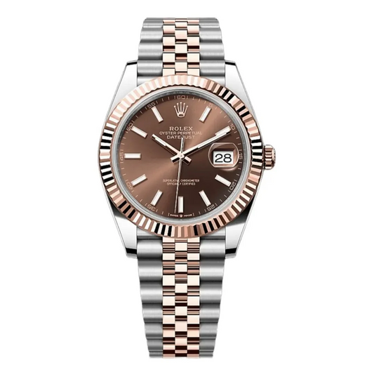 Datejust Rolesor Everose - Chocolate Dial Jubilee