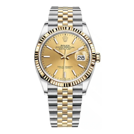 Datejust Rolesor - Champagne Dial Jubilee