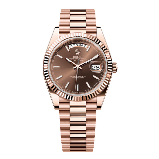 Day-Date Everose Gold – Chocolate Dial President